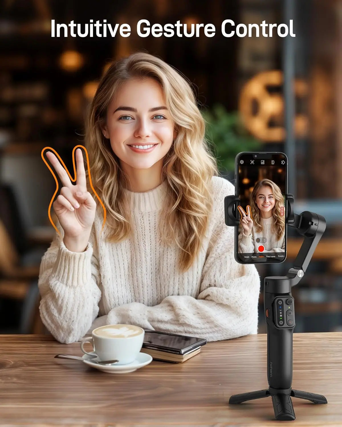 Isteady X3 SE 3-Axi Gimbal Stabilizer with Remote Control and Foldable Phone Stabilizer for Iphone/Samsung/Xiaomi/Huaweii